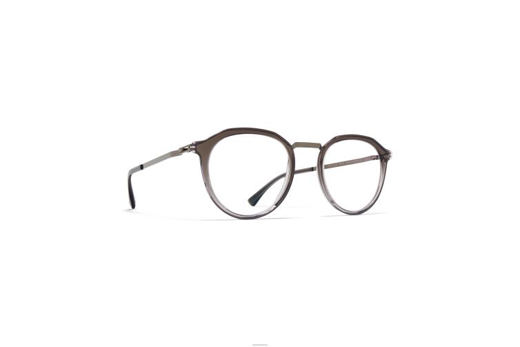 MYKITA Paulson Lite-Brille Rahmen: A54, glänzender Graphit/Graugradient J6D22656