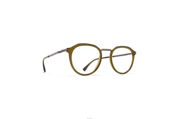 MYKITA Paulson Lite-Brille Rahmen: A67 Graphit/Peridot J6D22655