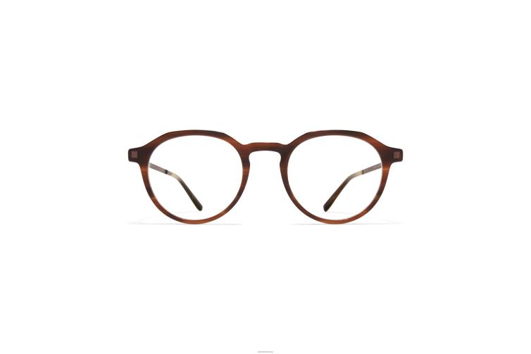 MYKITA Saga Lite-Brille Gestell: C175 gestreift braun/mocca J6D22664