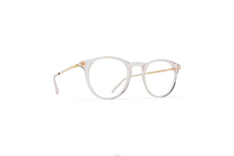 MYKITA Talini Lite-Brille Rahmen: C1 Champagner/Glanzgold J6D22666