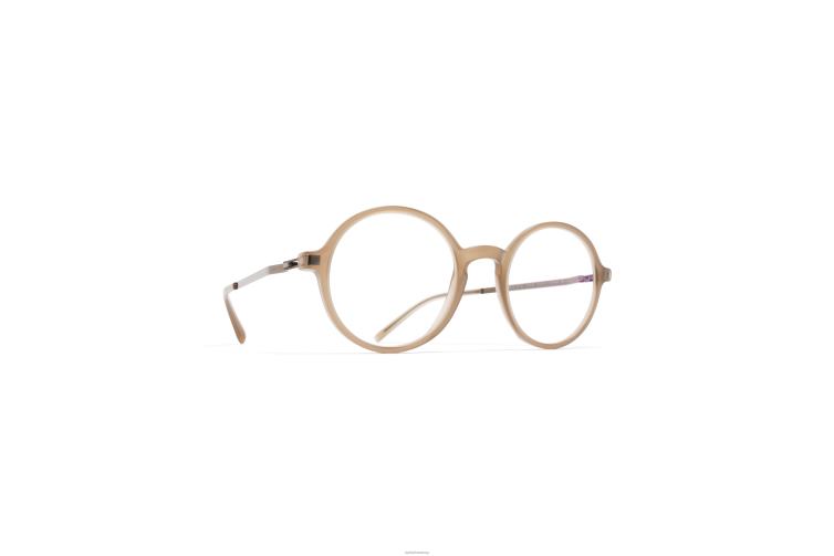 MYKITA Tomkin Lite-Brille Gestell: C5 Taupe/Glanzgraphit J6D22566