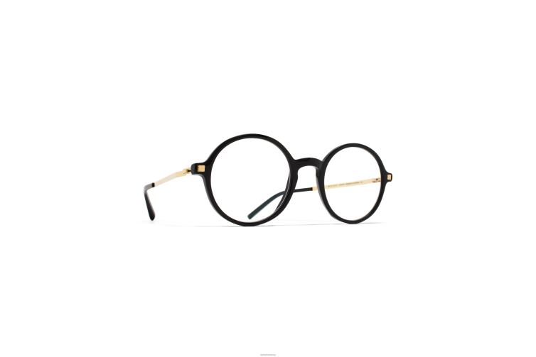 MYKITA Tomkin Lite-Brille Rahmen: C6 Schwarz/Glanzgold J6D22565