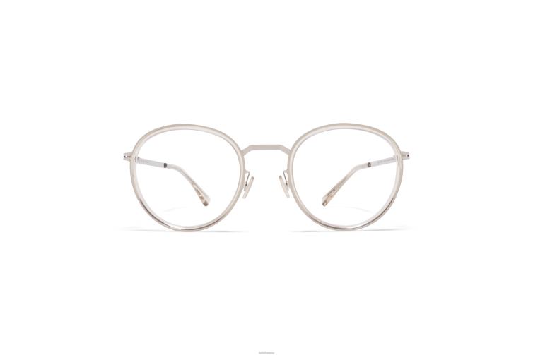 MYKITA Tuwa Lite-Brille Rahmen: A41 glänzendes Silber/Champagner J6D22675