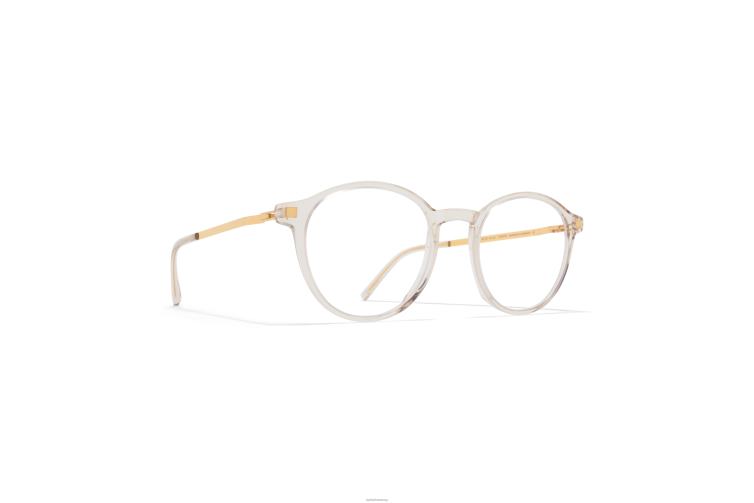 MYKITA Yaska Lite-Brille Rahmen: C1 Champagner/Glanzgold J6D22683
