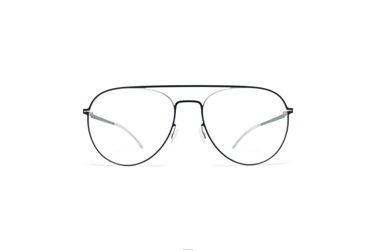 MYKITA eero Lite-Brille Rahmen: Silber/Marine J6D22244