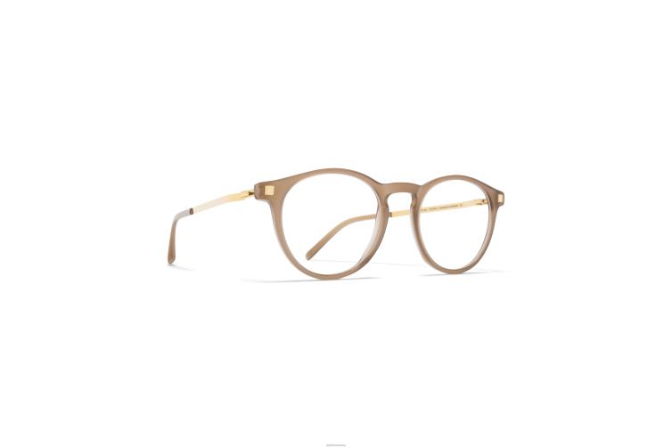 MYKITA erva Lite-Brille Rahmen: C7 Taupe/Glanzgold J6D22538