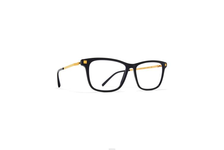 MYKITA esja Lite-Brille Rahmen: C6 Schwarz/Glanzgold J6D22774