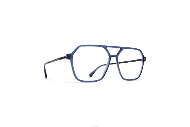 MYKITA hiti Lite-Brille Rahmen: C115 Deep Ocean/Brombeere J6D22252