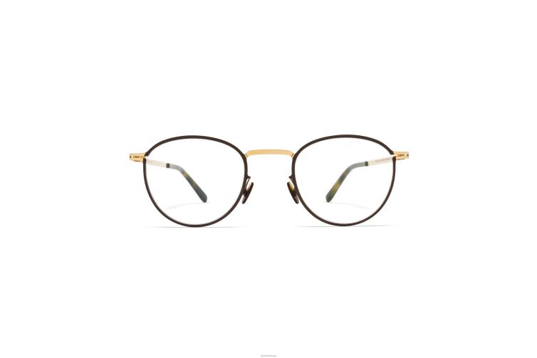 MYKITA ismo Lite-Brille Rahmen: Champagnergold/Dunkelbraun J6D22627