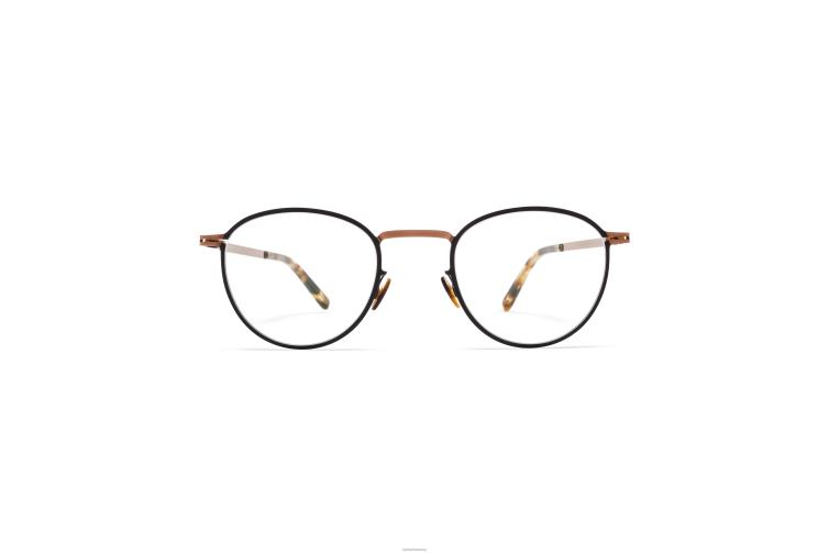 MYKITA ismo Lite-Brille Rahmen: Kupfer glänzend/Schwarz J6D22626