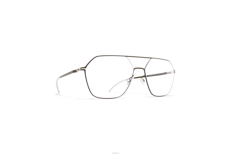 MYKITA jelva Lite-Brille Rahmen: Tarngrün/Silber J6D22257