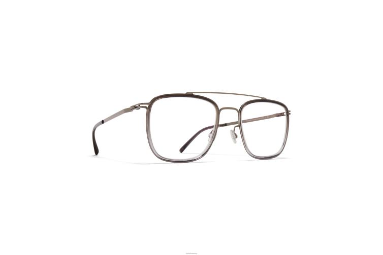 MYKITA jeppe Lite-Brille Rahmen: A54, glänzender Graphit/Graugradient J6D22386