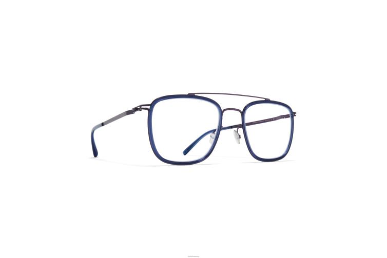 MYKITA jeppe Lite-Brille Rahmen: A66 Brombeere/Deep Ocean J6D22385