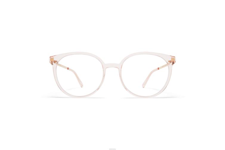 MYKITA jula Lite-Brille Rahmen: C20 Roséwasser/Champagnergold J6D22630