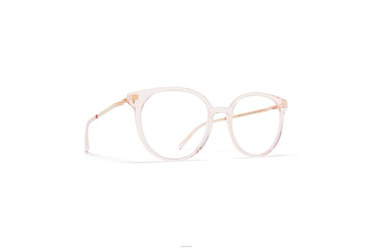 MYKITA jula Lite-Brille Rahmen: C20 Roséwasser/Champagnergold J6D22630