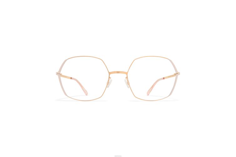 MYKITA majvi Lite-Brille Rahmen: Champagnergold/Aurore J6D22410