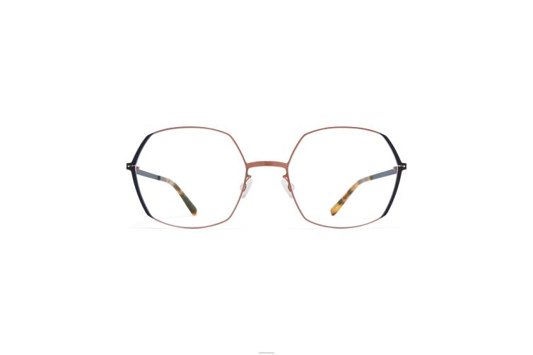 MYKITA majvi Lite-Brille Rahmen: Kupfer glänzend/Schwarz J6D22411