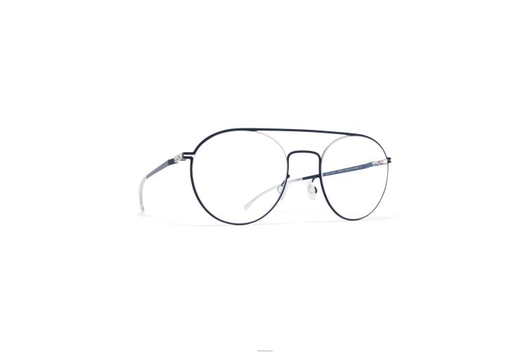 MYKITA minttu Lite-Brille Rahmen: Silber/Marine J6D22652