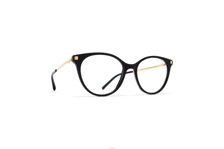 MYKITA nanook Lite-Brille Rahmen: C6 Schwarz/Glanzgold J6D22779