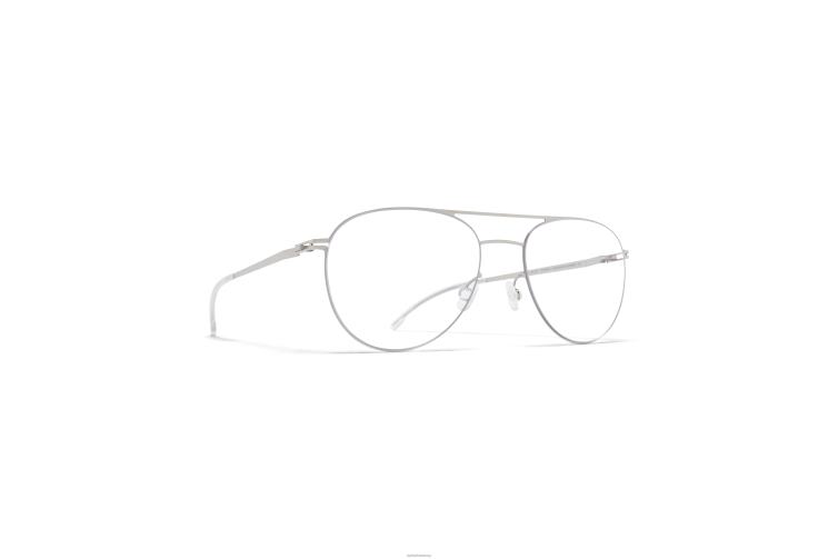 MYKITA niken Lite-Brille Rahmen: glänzendes Silber J6D22261