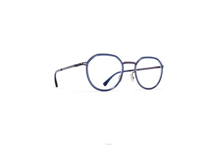MYKITA nur wir Lite-Brille Rahmen: A66 Brombeere/Deep Ocean J6D22638