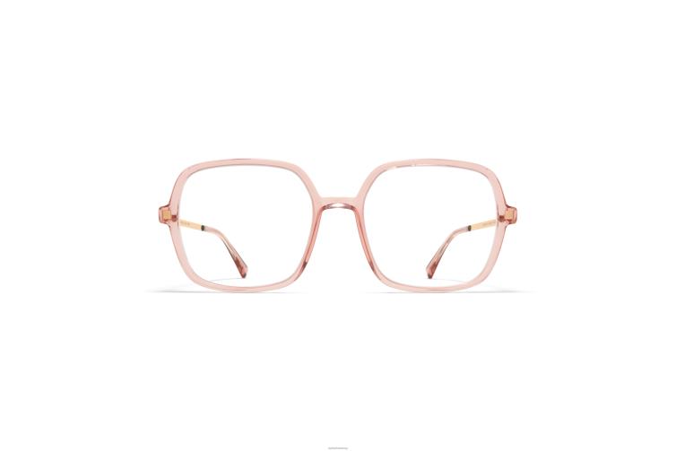 MYKITA saima Lite-Brille Rahmen: C103 Melrose/Champagnergold J6D22423