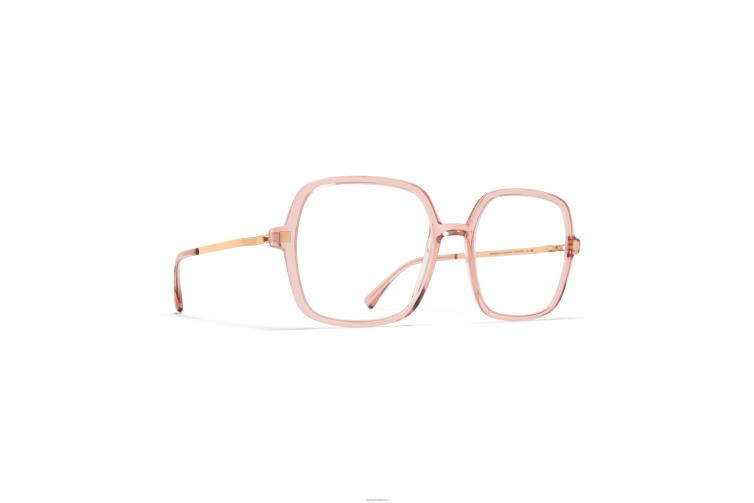 MYKITA saima Lite-Brille Rahmen: C103 Melrose/Champagnergold J6D22423
