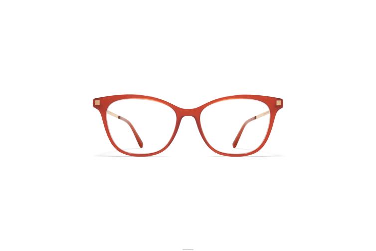MYKITA sesi Lite-Brille Rahmen: C152 Milky Peach/Champagne Gold J6D22431