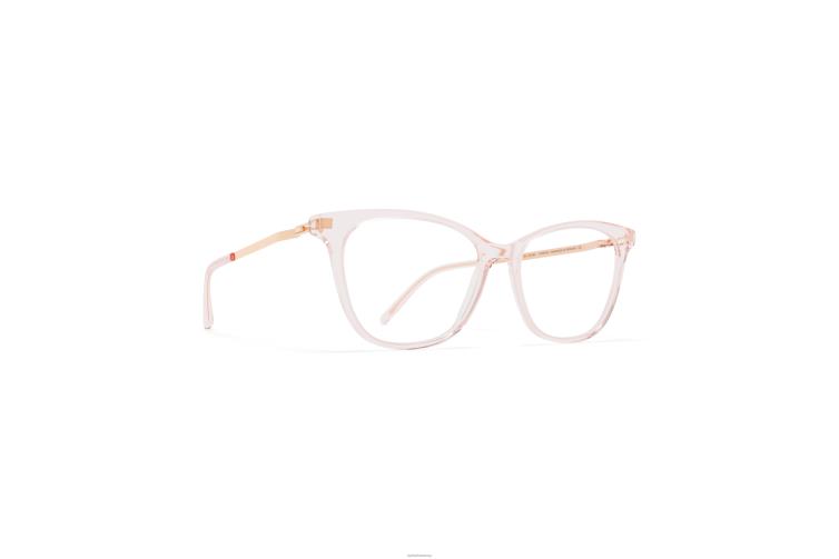 MYKITA sesi Lite-Brille Rahmen: C20 Roséwasser/Champagnergold J6D22428
