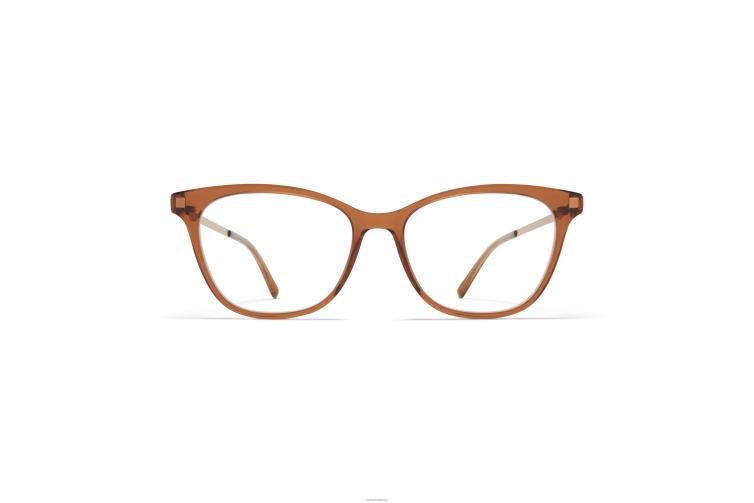 MYKITA sesi Lite-Brille Rahmen: C73 Topas/glänzendes Kupfer J6D22429