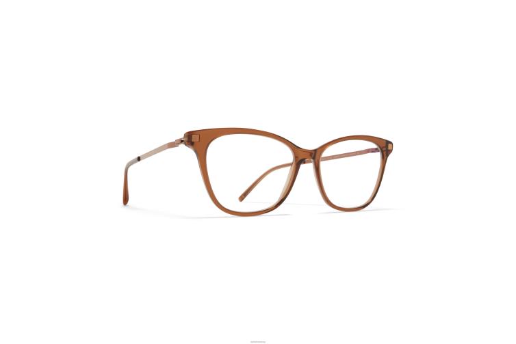 MYKITA sesi Lite-Brille Rahmen: C73 Topas/glänzendes Kupfer J6D22429