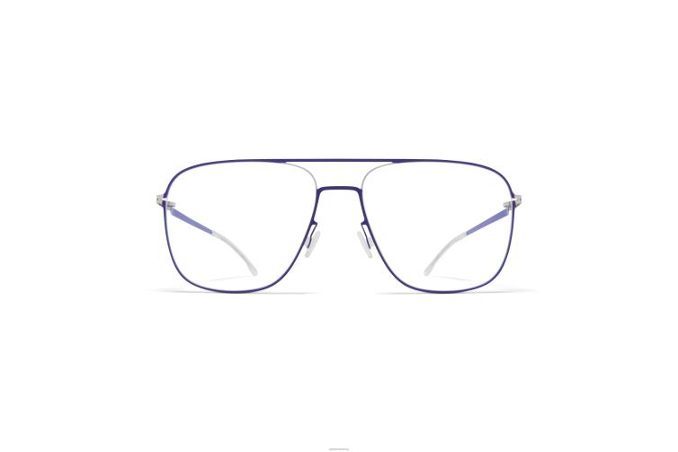 MYKITA steen Lite-Brille Rahmen: Silber/Superblau J6D22266