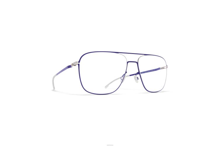 MYKITA steen Lite-Brille Rahmen: Silber/Superblau J6D22266