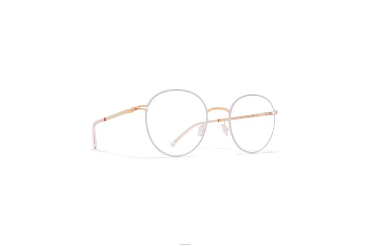 MYKITA vabo Lite-Brille Rahmen: Champagnergold/Aurore J6D22680