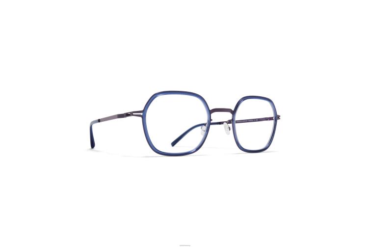 MYKITA ven Lite-Brille Rahmen: A66 Brombeere/Deep Ocean J6D22446
