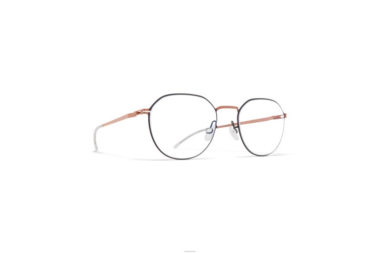 MYKITA yngve Lite-Brille Rahmen: Kupfer glänzend/Schwarz J6D22687
