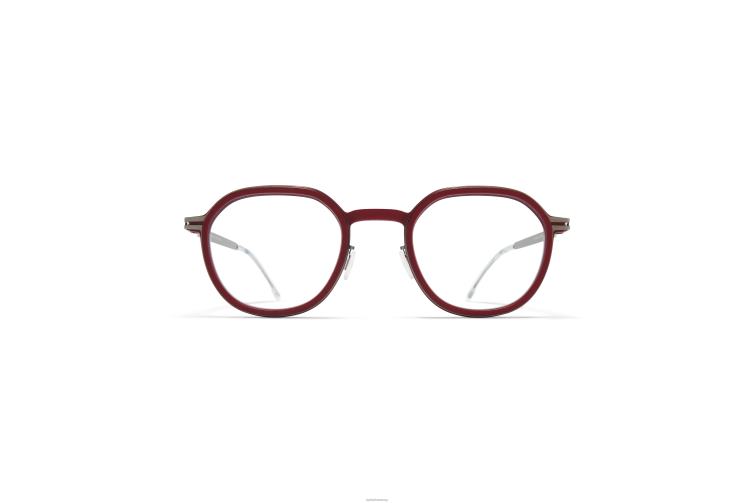 MYKITA Birke Mylon-Brille Rahmen: MH66 Cranberry/Shiny Graphite J6D22705