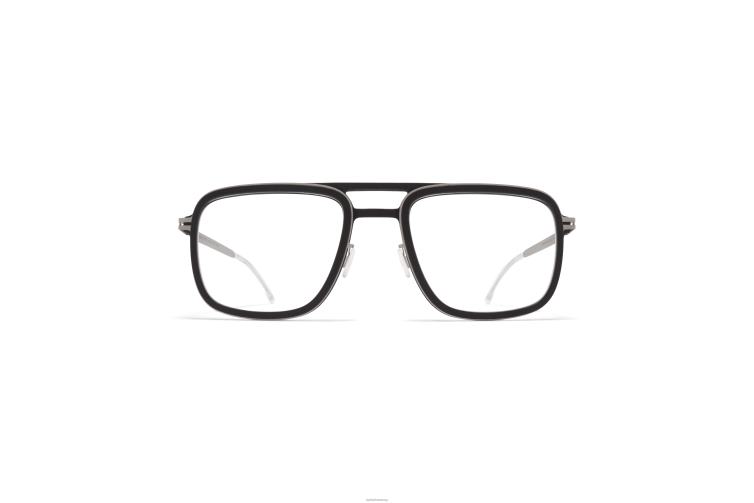 MYKITA Fichte Mylon-Brille Rahmen: MH49 Pechschwarz/Mattsilber J6D22483
