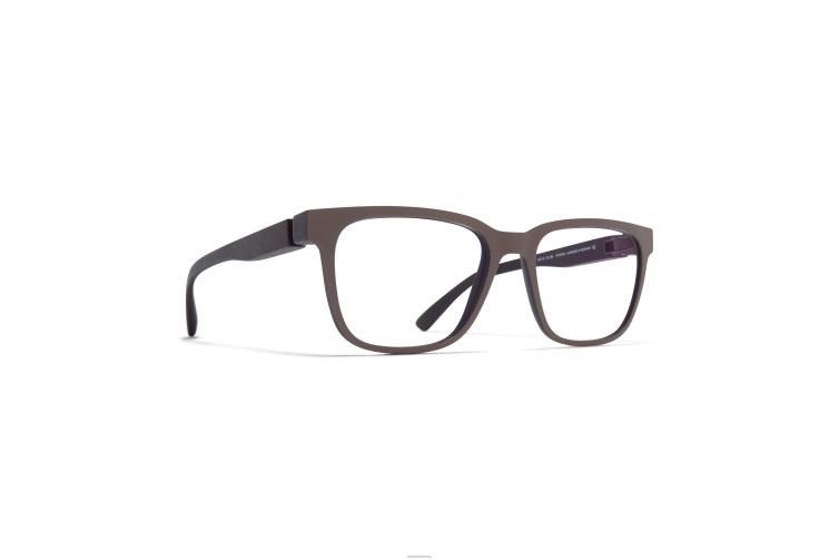 MYKITA Solo Mylon-Brille Rahmen: MDL2 Ebenholzbraun/Maulgrau J6D22481
