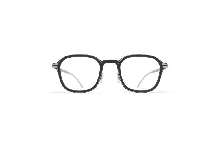 MYKITA Tanne Mylon-Brille Rahmen: MH49 Pechschwarz/Mattsilber J6D22458