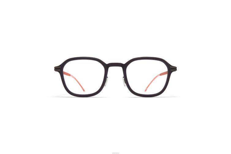 MYKITA Tanne Mylon-Brille Rahmen: MHL1 Schiefergrau/SGP/Tangerine J6D22461