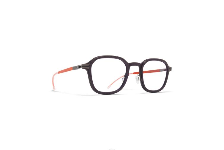 MYKITA Tanne Mylon-Brille Rahmen: MHL1 Schiefergrau/SGP/Tangerine J6D22461