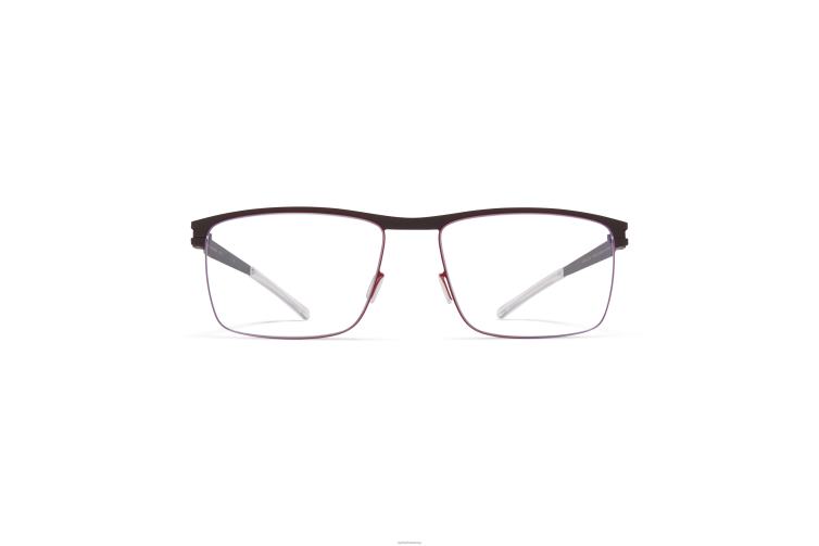 MYKITA Dalton Nr. 1-Brille Rahmen: Ebenholzbraun/Cranberry J6D22306