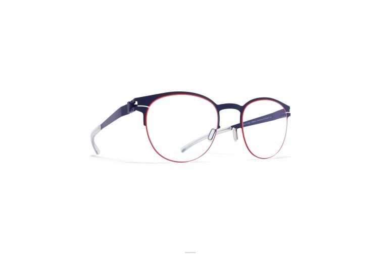 MYKITA Erinnerung Nr. 1-Brille Rahmen: Marineblau/Rostrot J6D22591
