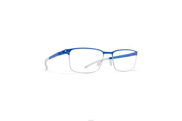 MYKITA Gerhard Nr. 1-Brille Rahmen: glänzendes Silber/Yale-Blau J6D22318