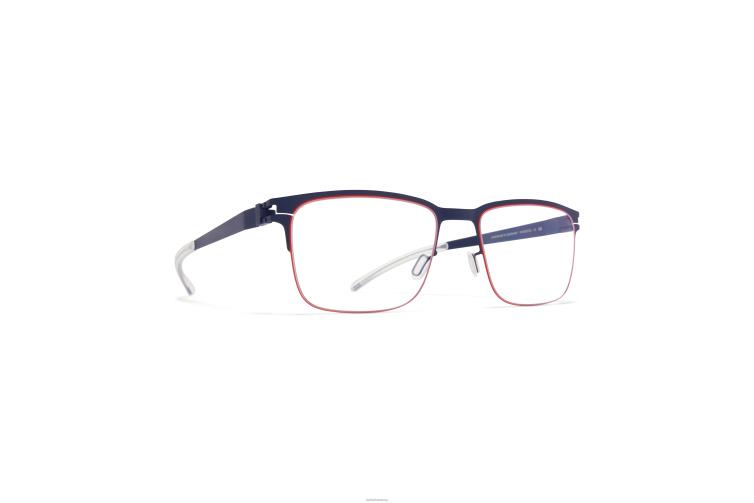 MYKITA Harrison Nr. 1-Brille Rahmen: Marineblau/Rostrot J6D22328