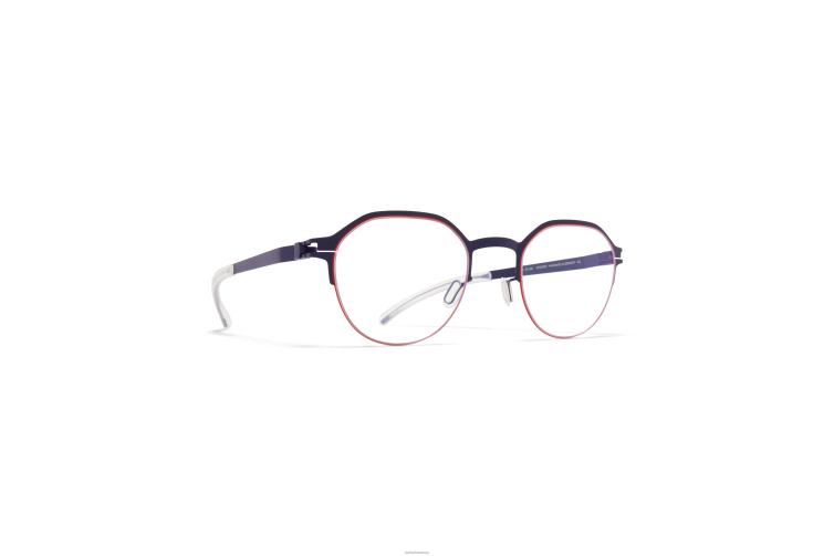 MYKITA dorian Nr. 1-Brille Rahmen: Marineblau/Rostrot J6D22587