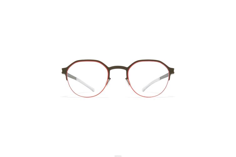 MYKITA dorian Nr. 1-Brille Rahmen: Tarngrün/Mandarine J6D22590