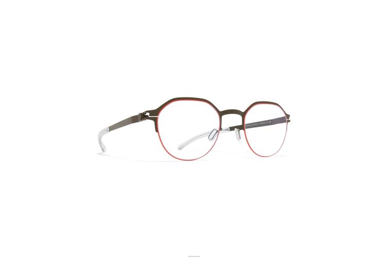 MYKITA dorian Nr. 1-Brille Rahmen: Tarngrün/Mandarine J6D22590