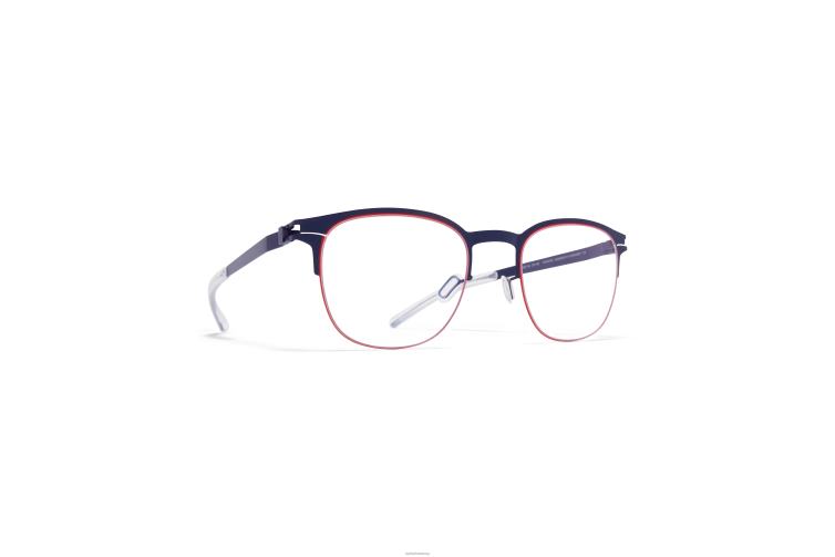 MYKITA neville Nr. 1-Brille Rahmen: Marineblau/Rostrot J6D22343